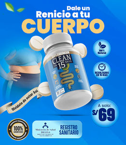 Clean15™ Limpieza Completa Estomacal en 15 días - SuperHuman™ PG